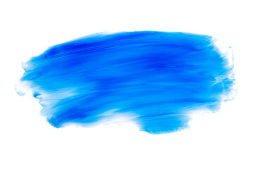 Oil Paint smudge isolated on white background