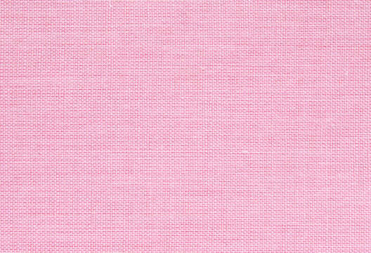 Pink linen texture, pink canvas texture as background