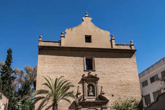 The church of Santa Ursula dates from the 17th century and is the only element of the church-monastery complex of barefoot Augustinian nuns dedicated to Saint Ursula. VALENCIA, SPAIN.