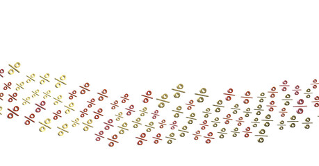 percent rain shopping digital in 3d. - 3D percent rain illlustration - PNG transparent