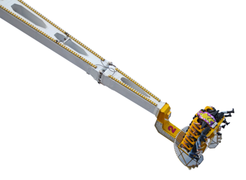 Détail d'un manège de fête foraine	