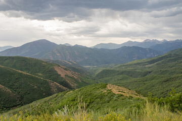 Obraz premium Provo Canyon Utah Park City Mountain View Summer