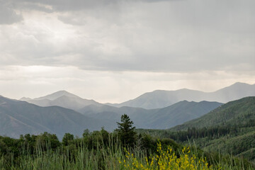Provo Canyon Utah Park City Mountain View Summer