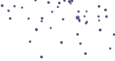 Falling cyber particles. Big data stream. 3d  PNG transparent