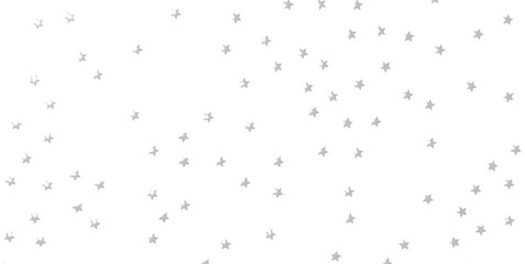 Seamless pattern with small silver stars on white background. - png transparent