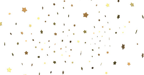XMAS A gray whirlwind of golden snowflakes and stars. New