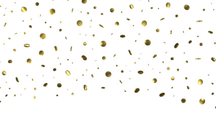 Gold Confetti Glitter Overlay