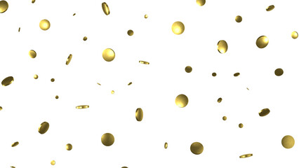 gold confetti
