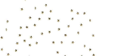 XMAS Stars - stars. Confetti celebration, Falling golden abstract decoration for party, birthday celebrate, PNG - PNG transparent