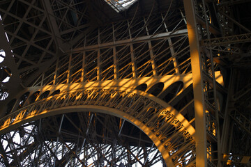 Eiffel tower - Structural detail - Paris - France