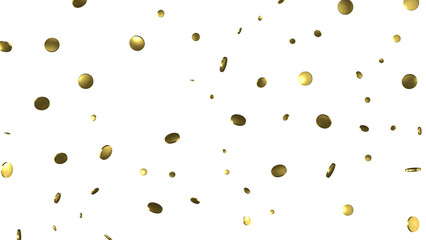gold confetti