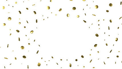 gold confetti