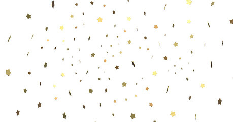 XMAS A gray whirlwind of golden snowflakes and stars. New