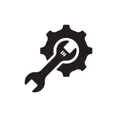 Machinery symbol. Gear sign. Cogwheel icon. Settings vector icon. Screw nut icon. Screw-nut vector sign. Cog sign. UX UI icon