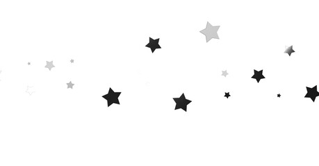 Silver star of confetti. - png transparent