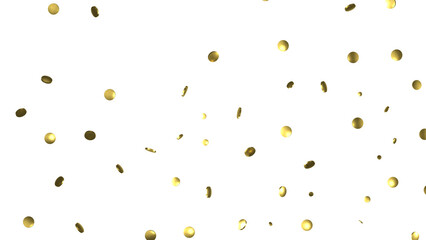 Gold Confetti Glitter Overlay