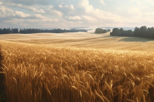 "The Beauty of Wheat Fields"generative ai
