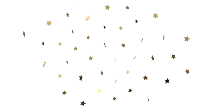 XMAS Stars - Glossy 3D Christmas star icon. Design element for holidays. -