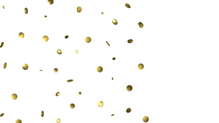 Gold Confetti Glitter Overlay