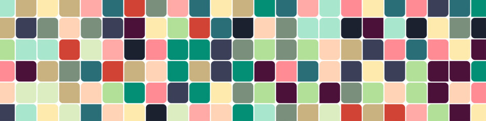 Color checkered squares background abstract illustration