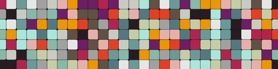 Color checkered squares background abstract illustration