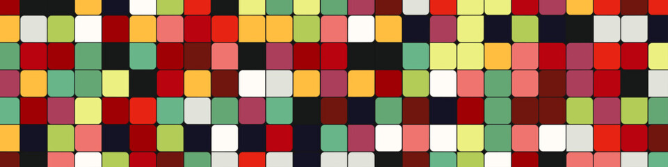 Color checkered squares background abstract illustration