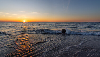zachód slonca nad bałtykiem © Marek