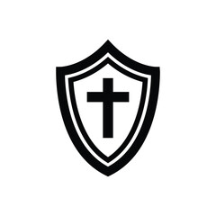 Antivirus icon. Guard symbol. Shield vector icon. Protection flat sign design. Anti virus shield pictogram. UX UI icon