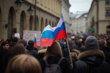 Obraz premium protest movement in Russia