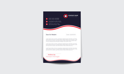 Modern LetterHead Design Template