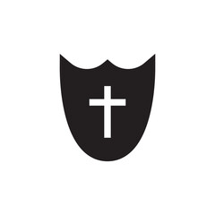 Antivirus icon. Guard symbol. Shield vector icon. Protection flat sign design. Anti virus shield pictogram. UX UI icon