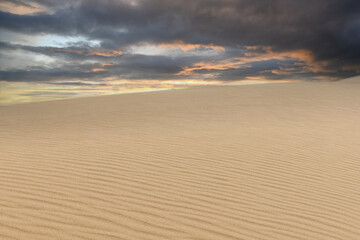Fototapeta na wymiar Sand Dune landscape on Bordeira beach Algarve Portugal Nature Travel Sandy and Desert Backgrounds