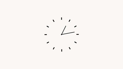 Abstract beautiful color clock illustration  background .