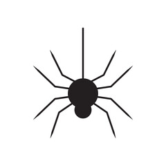Spider vector icon. Insect flat sign design. Spider symbol pictogram. UX UI icon