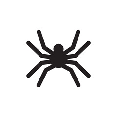 Spider vector icon. Insect flat sign design. Spider symbol pictogram. UX UI icon