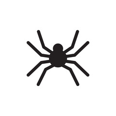 Spider vector icon. Insect flat sign design. Spider symbol pictogram. UX UI icon