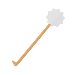 Flat design ear pick icon. Vector.