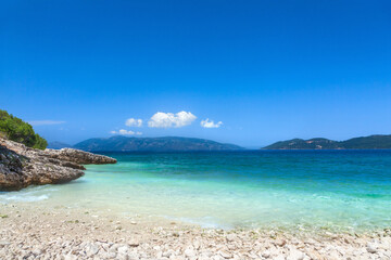 Coast of Kefalonia island