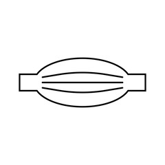 Obraz premium Simple muscle icon. Power. Vector.
