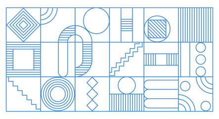 Sample of abstract geometric pattern