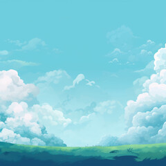 Fototapeta premium sky and clouds background