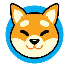 Cartoon Shiba Inu