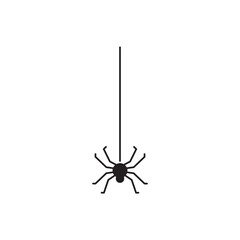 Spider vector icon. Insect flat sign design. Spider symbol pictogram. UX UI icon
