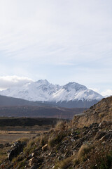 Paisaje de la ciudad de Ushuaia, Tierra del Fuego, Argentina
