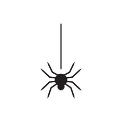 Spider vector icon. Insect flat sign design. Spider symbol pictogram. UX UI icon