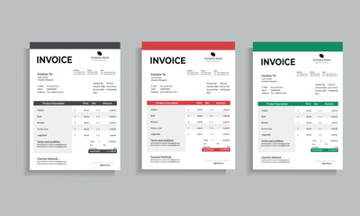 
Business Form Invoice Layout