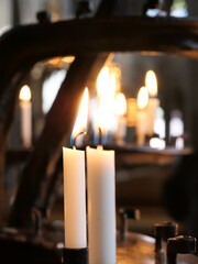 candles in church
