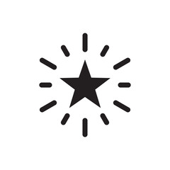 Star vector icon. Shooting star icon. Falling star flat sign design. UX UI icon