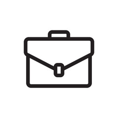 Suitcase vector icon. Diplomat flat sign design. Suitcase symbol. Handbag pictogram. UX UI icon