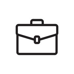 Suitcase vector icon. Diplomat flat sign design. Suitcase symbol. Handbag pictogram. UX UI icon